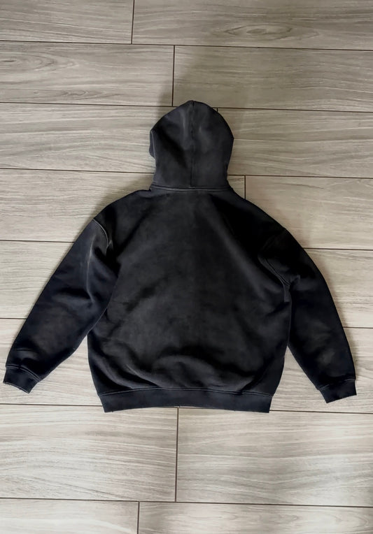 BLACK ROYALTY ZIP UP