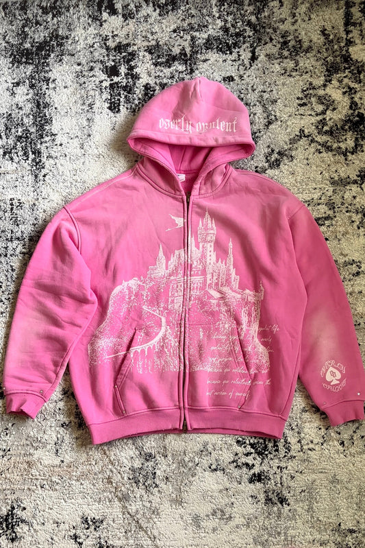 PINK ROYALTY ZIP UP